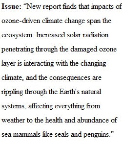 Environmental Management - Assignment  1